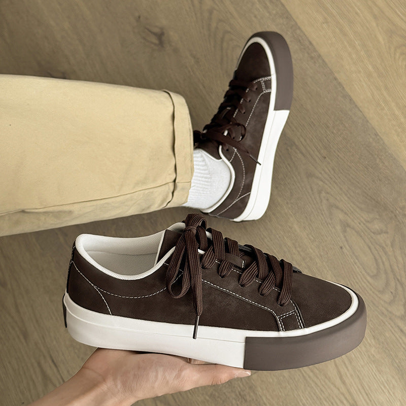Premium Unisex Suede Sneakers - Casual Athletic Comfortable Shoes