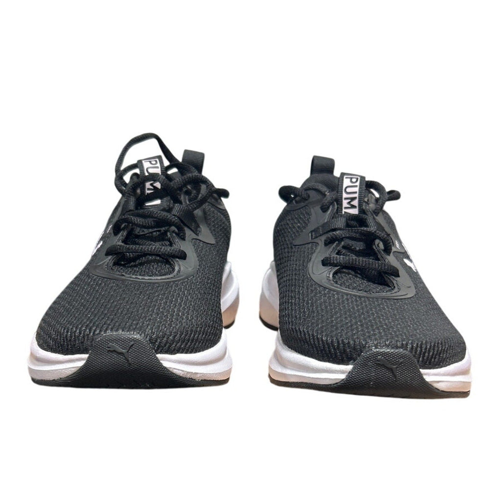 Puma Womens Size 7 Black White Lace Up Skyrocket Sneaker Athletic Tennis Shoes